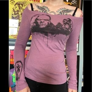 Purple mummy long sleeve shirt